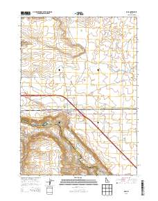 Bliss 2013 topographic map thumbnail