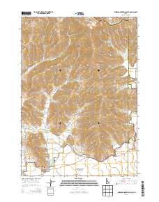Blizzard Mountain South 2013 topographic map thumbnail