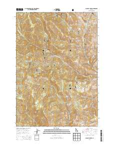 Blowfly Creek 2013 topographic map thumbnail