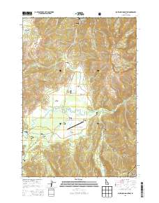 Blue Bunch Mountain 2013 topographic map thumbnail
