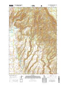 Blue Creek Reservoir 2013 topographic map thumbnail