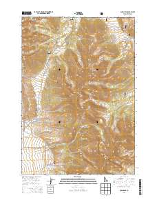 Borah Peak 2013 topographic map thumbnail