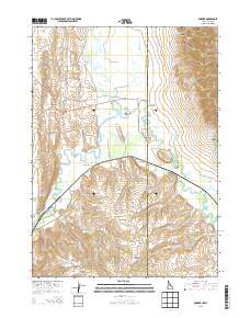 Border 2013 topographic map thumbnail
