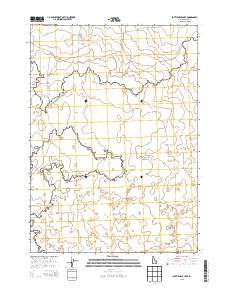 Bottleneck Lake 2013 topographic map thumbnail