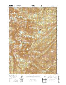 Boulder Chain Lakes 2013 topographic map thumbnail