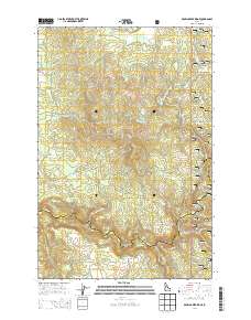 Brown Creek Ridge 2014 topographic map thumbnail
