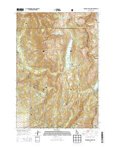 Brundage Mountain 2013 topographic map thumbnail
