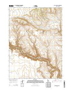Bull Basin Camp 2013 topographic map thumbnail