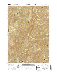 Bull Creek Hot Springs 2013 topographic map thumbnail