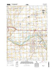 Burley 2013 topographic map thumbnail
