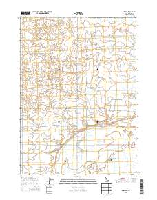 Burley NE 2013 topographic map thumbnail