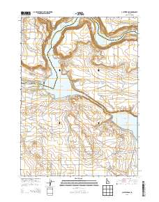 C J Strike Dam 2013 topographic map thumbnail