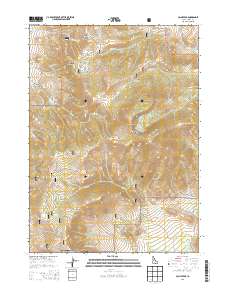 Cache Peak 2013 topographic map thumbnail