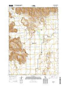 Carey 2013 topographic map thumbnail