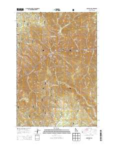 Carey Dome 2013 topographic map thumbnail