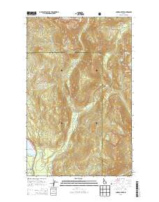 Caribou Creek 2013 topographic map thumbnail