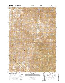 Cartwright Canyon 2013 topographic map thumbnail
