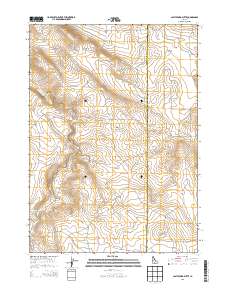 Castleford Butte 2013 topographic map thumbnail