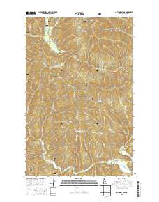 Cathedral Peak 2013 topographic map thumbnail