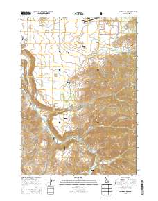 Cathedral Rocks 2013 topographic map thumbnail