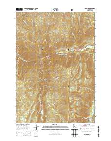 Caton Lake 2013 topographic map thumbnail