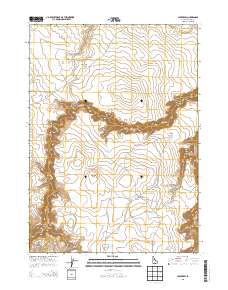 Cave Draw 2013 topographic map thumbnail
