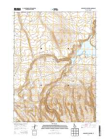 Cedar Creek Reservoir 2013 topographic map thumbnail