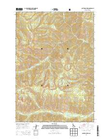 Center Mountain 2013 topographic map thumbnail