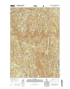 Center Star Mountain 2013 topographic map thumbnail