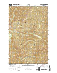 Chamberlain Mountain 2014 topographic map thumbnail