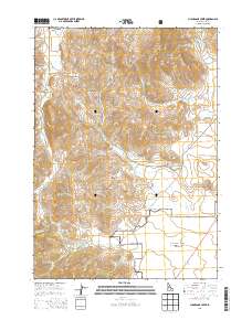 Champagne Creek 2013 topographic map thumbnail