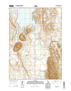 China Hat 2013 topographic map thumbnail