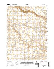Clover Butte North 2013 topographic map thumbnail
