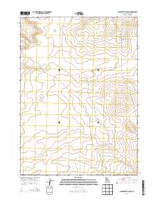 Clover Butte South 2013 topographic map thumbnail