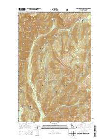 Continental Mountain 2013 topographic map thumbnail