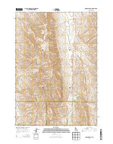 Coonrod Gulch 2013 topographic map thumbnail
