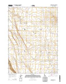 Coonskin Butte 2013 topographic map thumbnail
