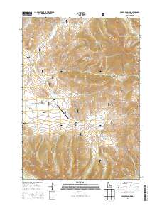 Copper Basin Knob 2013 topographic map thumbnail