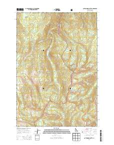 Cottonwood Butte 2013 topographic map thumbnail