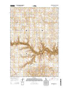 Cottonwood NE 2013 topographic map thumbnail