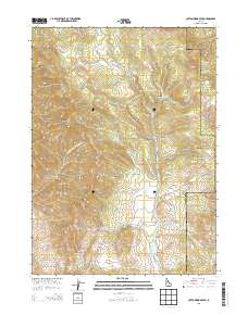 Cottonwood Peak 2013 topographic map thumbnail