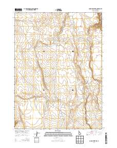 Cowan Reservoir 2013 topographic map thumbnail