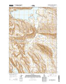 Crane Creek Reservoir 2013 topographic map thumbnail