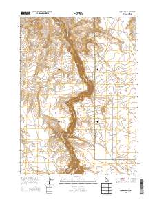 Crowbar Gulch 2013 topographic map thumbnail