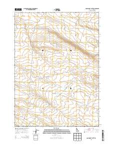 Crows Nest Butte 2013 topographic map thumbnail