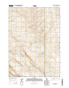 Crows Nest NE 2013 topographic map thumbnail