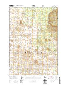 Crystal Butte 2013 topographic map thumbnail