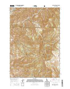 Cuddy Mountain 2013 topographic map thumbnail