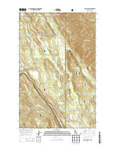 Curley Creek 2013 topographic map thumbnail