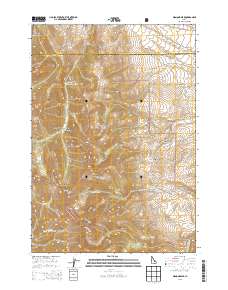Diamond Peak 2013 topographic map thumbnail
